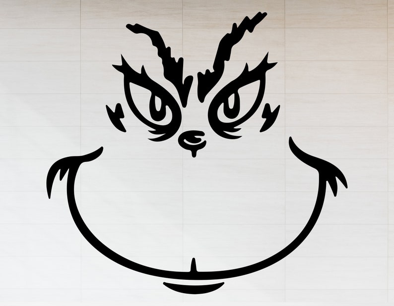 Download Clipart Silhouette Vector Files Grinch Svg Jpeg Eps The Grinch Svg High Quality Premium Pdf Dxf Cricut Grinch Face Svg Png Clip Art Art Collectibles