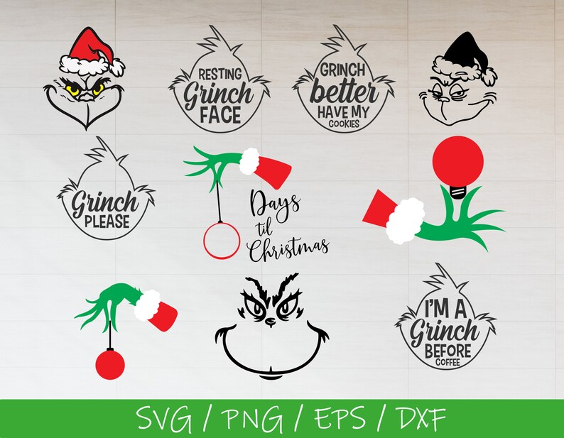 Download Grinch Bundle SVG Christmas 2020 SVG The Grinch Svg Grinch | Etsy