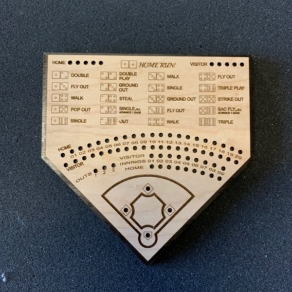 Baseball Dice Game Etsy