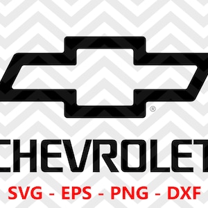 Chevrolet Logo SVG, Chevrolet Logo Svg Silhouette Cut Files, Vector Chevrolet Clipart, Chevrolet Logo Svg Dxf Pdf Png