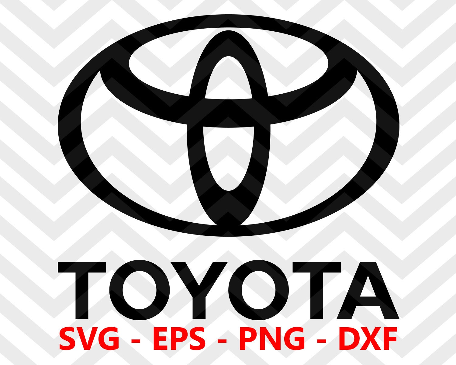Toyota Logo SVG Toyota Logo Svg Silhouette Cut Files Vector | Etsy