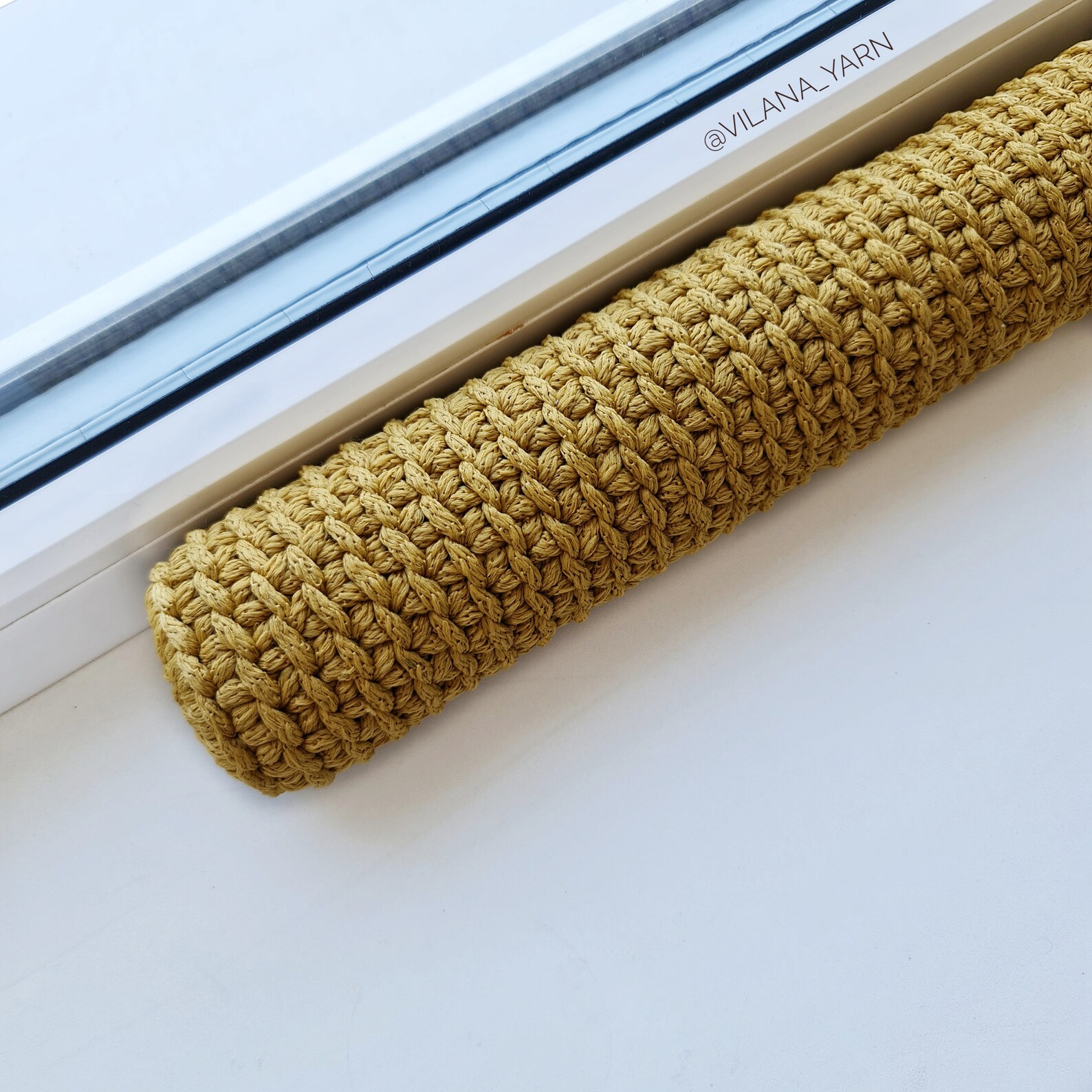 Door draft stopper pattern /video tutorial Etsy