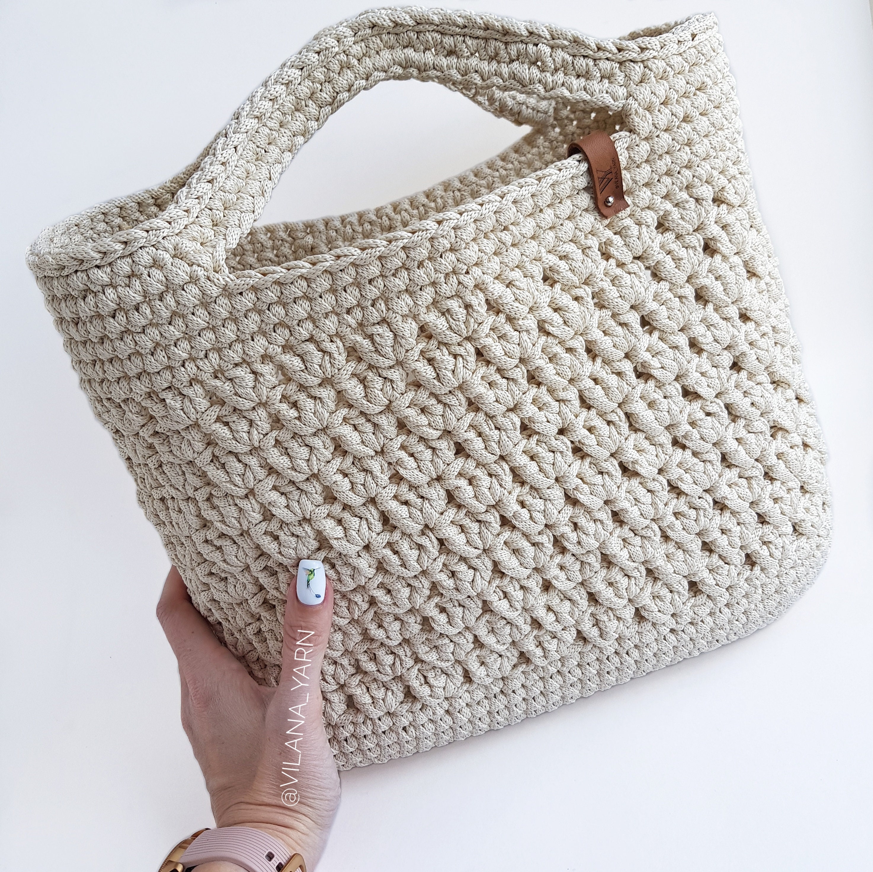 Summer boho bag pattern PDF / crochet tote pdf | Etsy