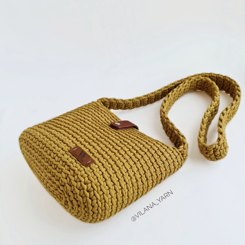 Crochet bag pattern / summer small shoulder bag | Etsy