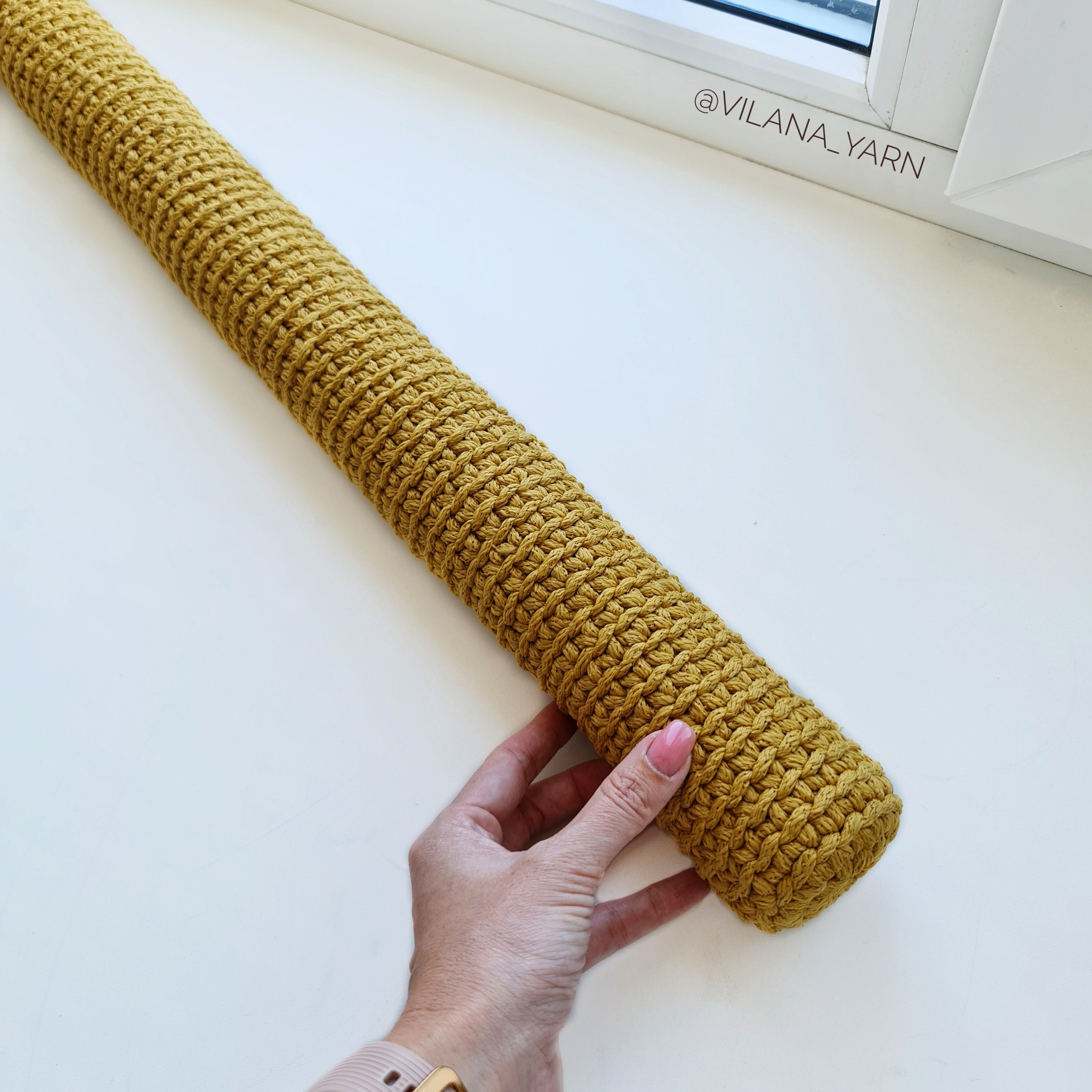 Door draft stopper pattern /video tutorial Etsy