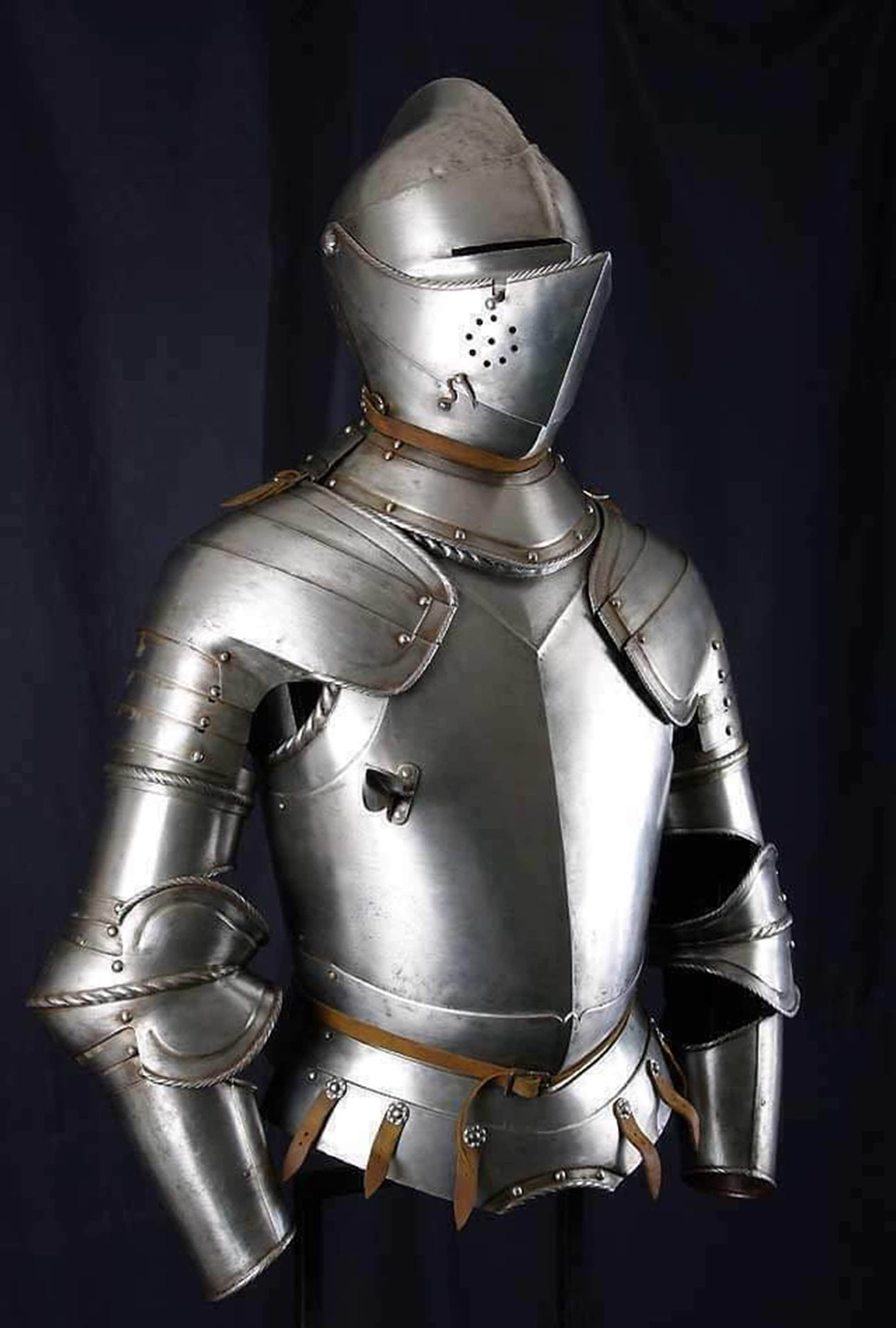 Armor Plate Steel Knight Crusader Suit Battle Warrior Half Etsy