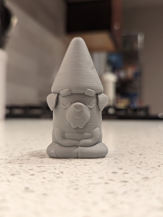 Meditating Zen Gnome Figurine From Bluey TV Show 