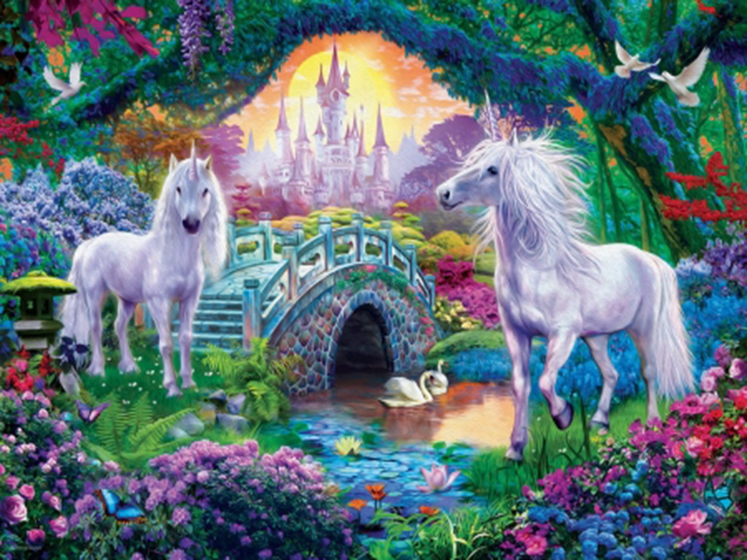 Unicorn 5D diamond painting kit fast delivery complete Etsy