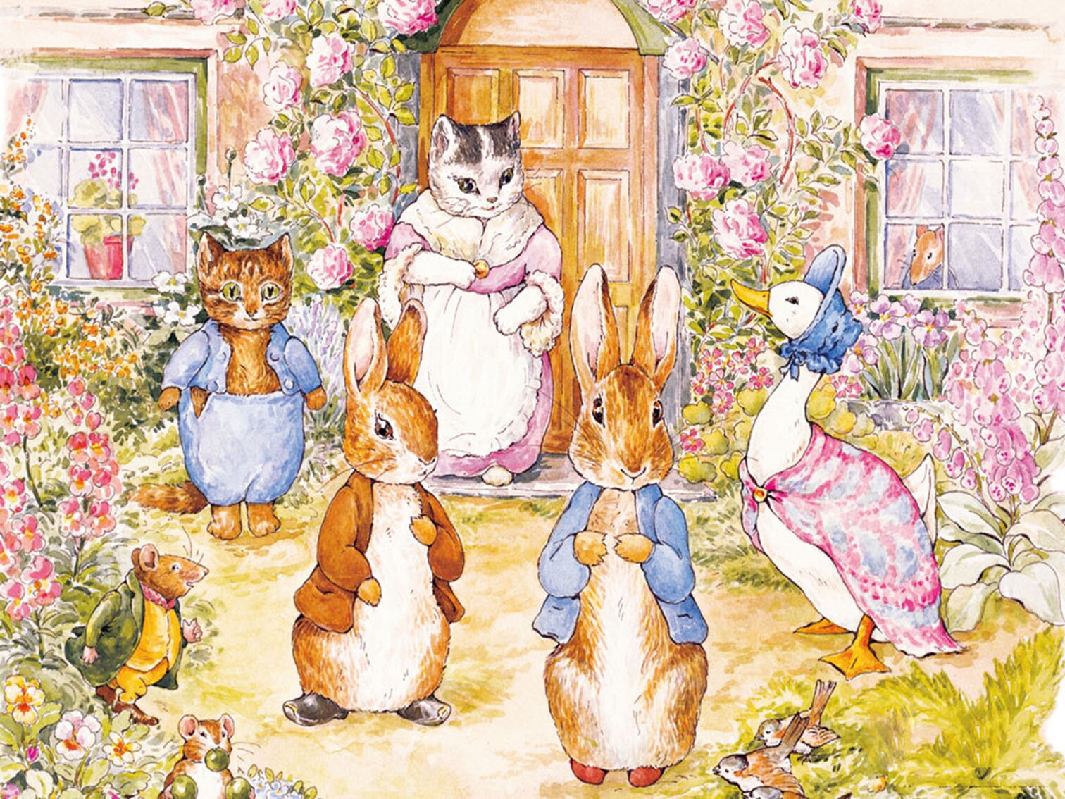 Peter Rabbit Family 5D DIY Full Drill Square Round Diamond Etsy
