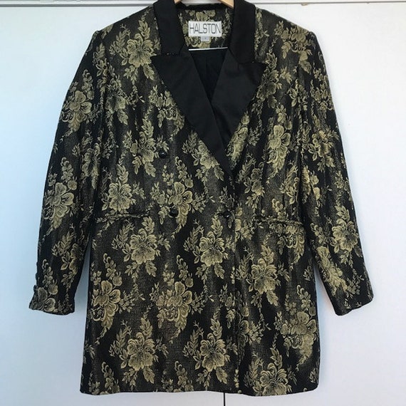 Vintage Halston Tuxedo Jacket
