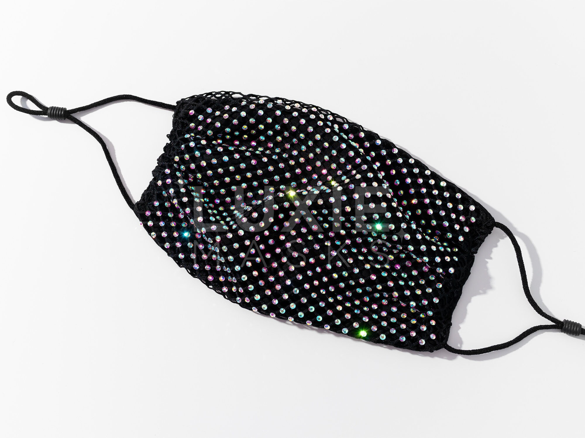 Rhinestone Face Mask Breathable Lightweight Mesh Face Mask Etsy