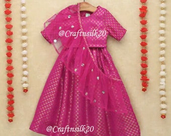ghagra choli dress for kids