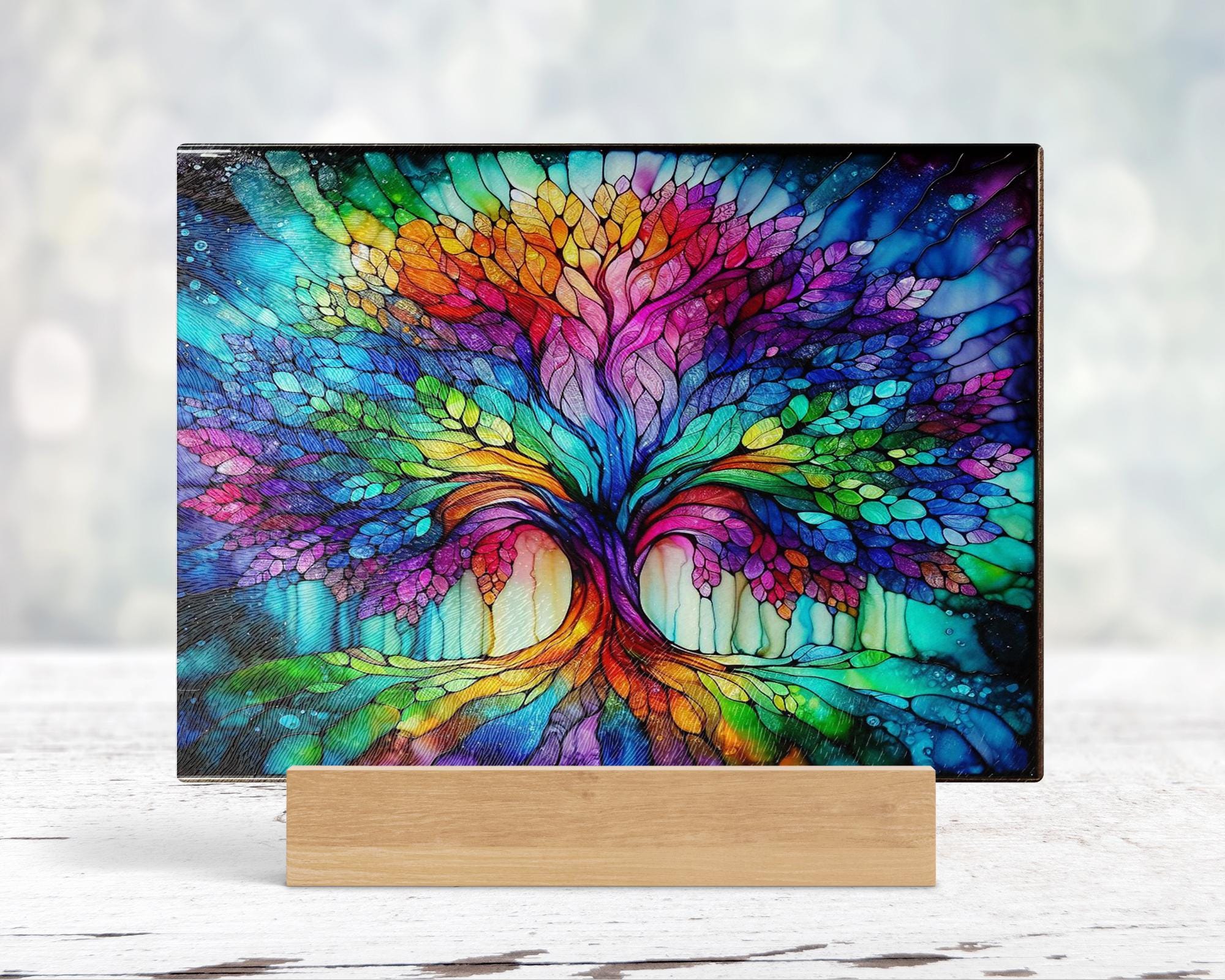 Rainbow Tree of Life - Etsy