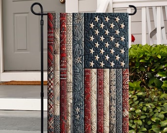 Double Sided Patriotic Garden Flag: USA Decor (12&quot;x18&quot;)