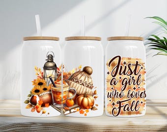 Fall Lover Edelstahl Becher: Sonnenblumen, Kürbisse & Gemütliche Spruch