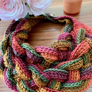 Sunset Braided Cowl Mother's Day image 2