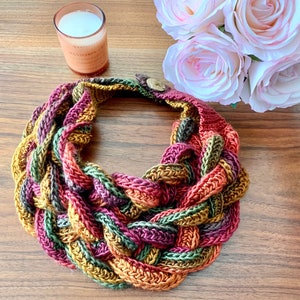 Sunset Braided Cowl Mother's Day image 1