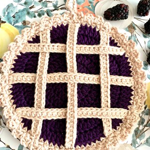 Pie Potholder Kitchen Hot Pad Baker's Gift image 6