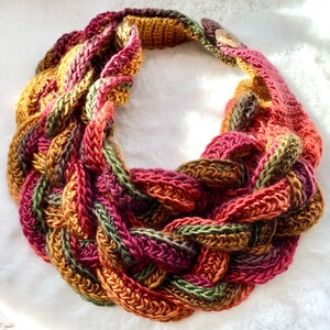 Sunset Braided Cowl Mother's Day image 3