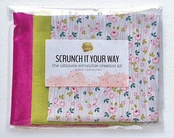 The Ultimate Scrunchie DIY Kit - Scrunch It Your Way - Itsy Bitsy Roses