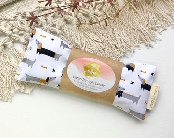 Eye Pillow - Dachshund - Dogs - Lavender - Linseed - Relaxation - Yoga