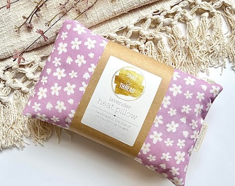 Heat Pillow - Orchid Daisy - Heat Pack - Heat Pad - Heat Bag - Lavender - Extra Large