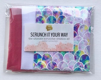 The Ultimate Scrunchie DIY Kit - Scrunch It Your Way - Pink Mermaid Pink