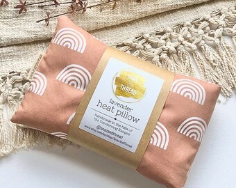 Heat Pillow - Caramel Rainbows - Heat Pack - Heat Pad - Heat Bag - Lavender - Extra Large