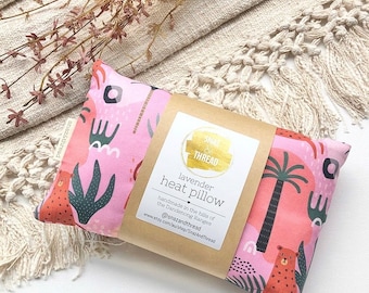 Heat Pillow - Jungle Out There - Heat Pack - Heat Pad - Heat Bag - Lavender - Extra Large