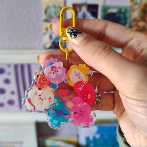 Cute Acrylic Keychain