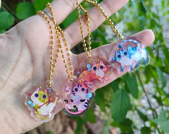 Magical Kitty acrylic keychains