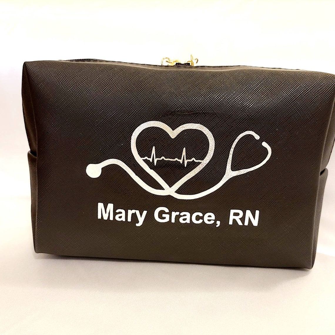 Personalized Nurse Pouch Bag Cosmetic Bag Toiletry Etsy
