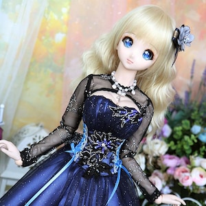Smart doll, Dollfie dream, SD16, Gr dress set- A cheery mood-Noble Blue