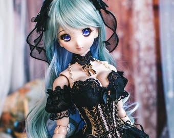 Smart Doll, DD, BJD Dress Set-A haze black