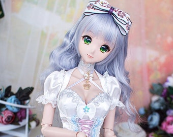 Smart Doll, DD, BJD Dress Set-Holiday mode White