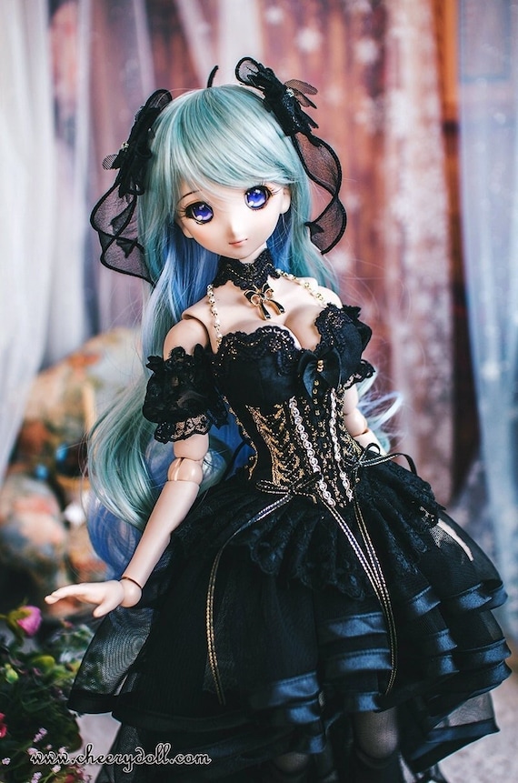 DD Smart Doll BJD Dress Set a Black Haze Etsy