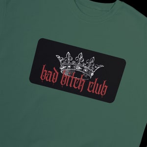 Bad Bitch Club SVG File | Goth iron on | Cute SVG file | Edgy SVG | Iron on | Badass gift idea