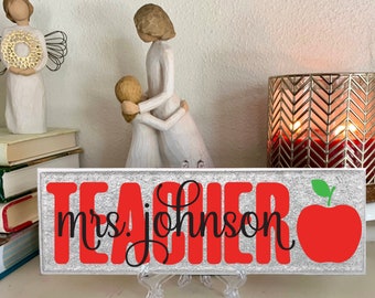 Personalized Tile Plaque (TEACHER)