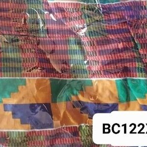 Gorro de impresión africana satinado extra grande de doble capa de calidad premium para trenzas, locs, cabello natural y rizado (hecho a mano / reversible) imagen 3