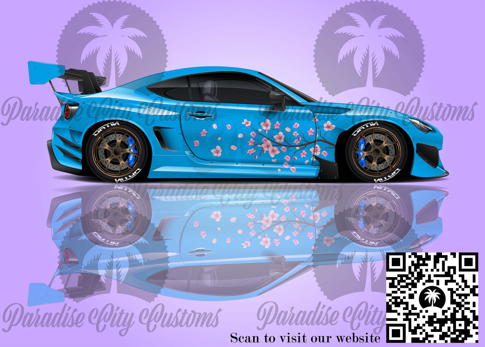 Sakura Cherry Blossom Car Livery Japanese Theme Side Car - Etsy