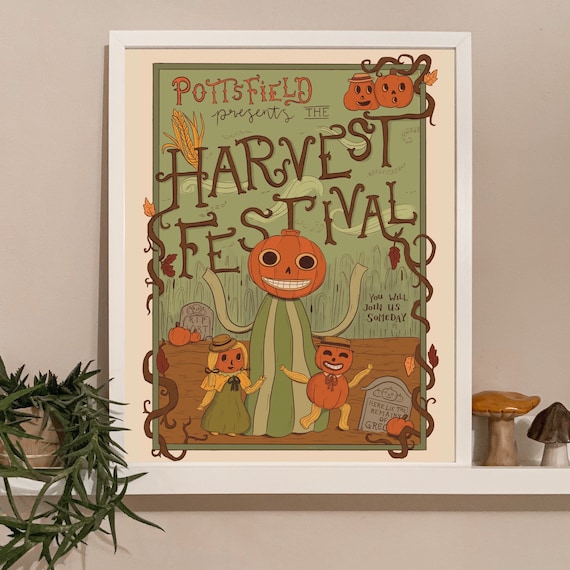 Pottsfield Harvest Cartoon Over The Garden Wall Shirt