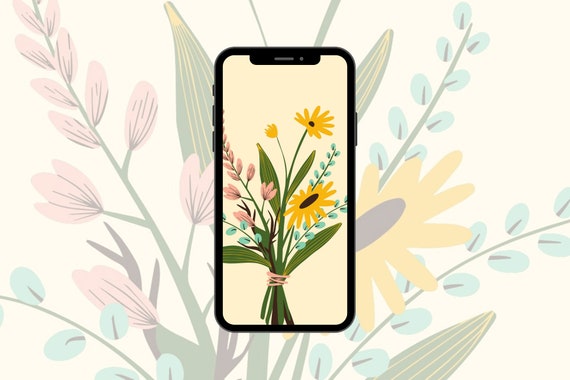 Bouquet of Love Flower Phone Wallpaper Smart Phone - Etsy Canada Bouquet of Love Flower Phone Wallpaper Smart Phone - Etsy Canada