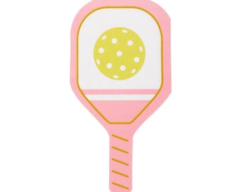 Pink Paddle Pickleball Party Napkins | Fun & Playful Pickleball Theme