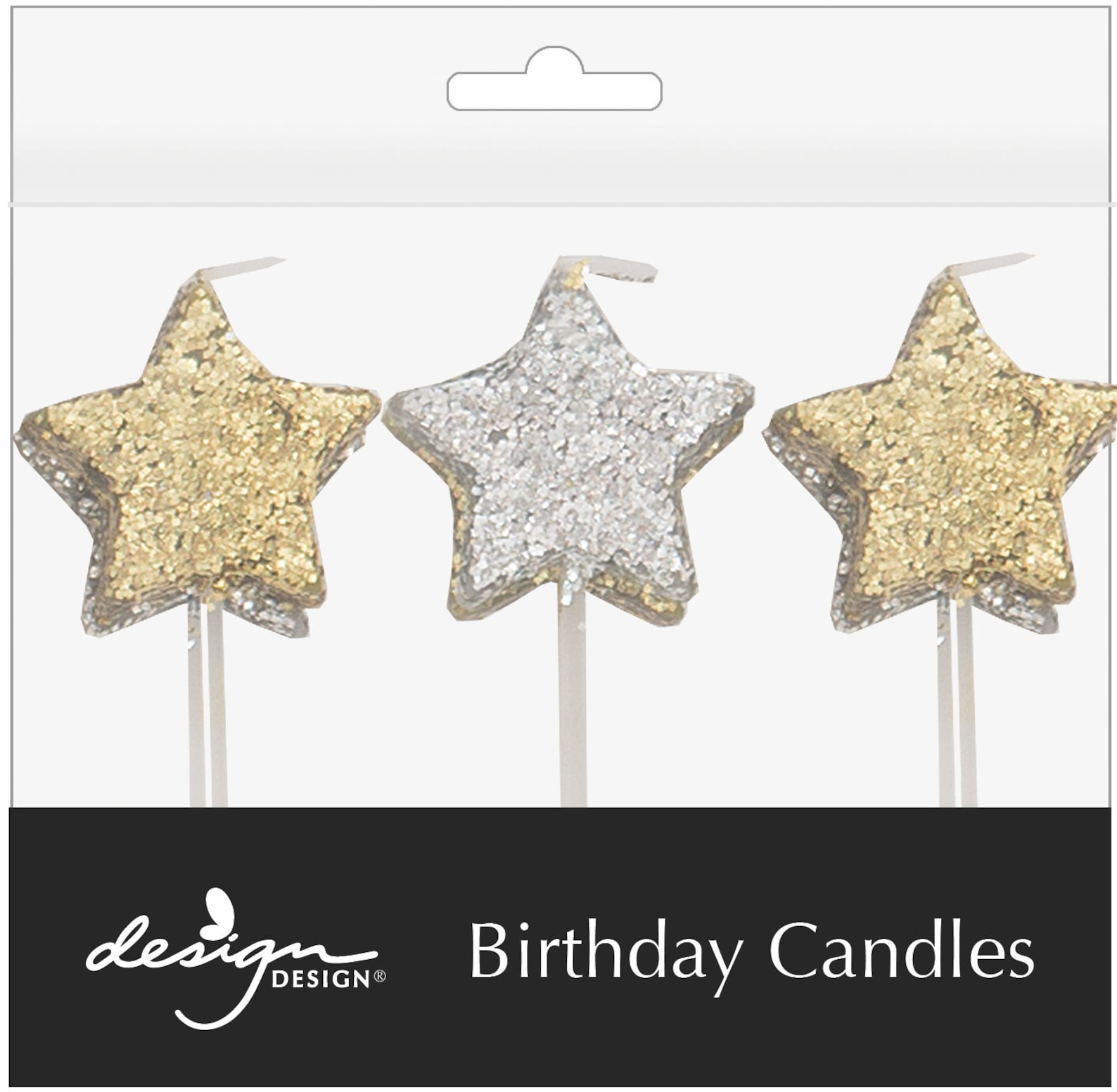 Sparkle Star Birthday Candles Etsy