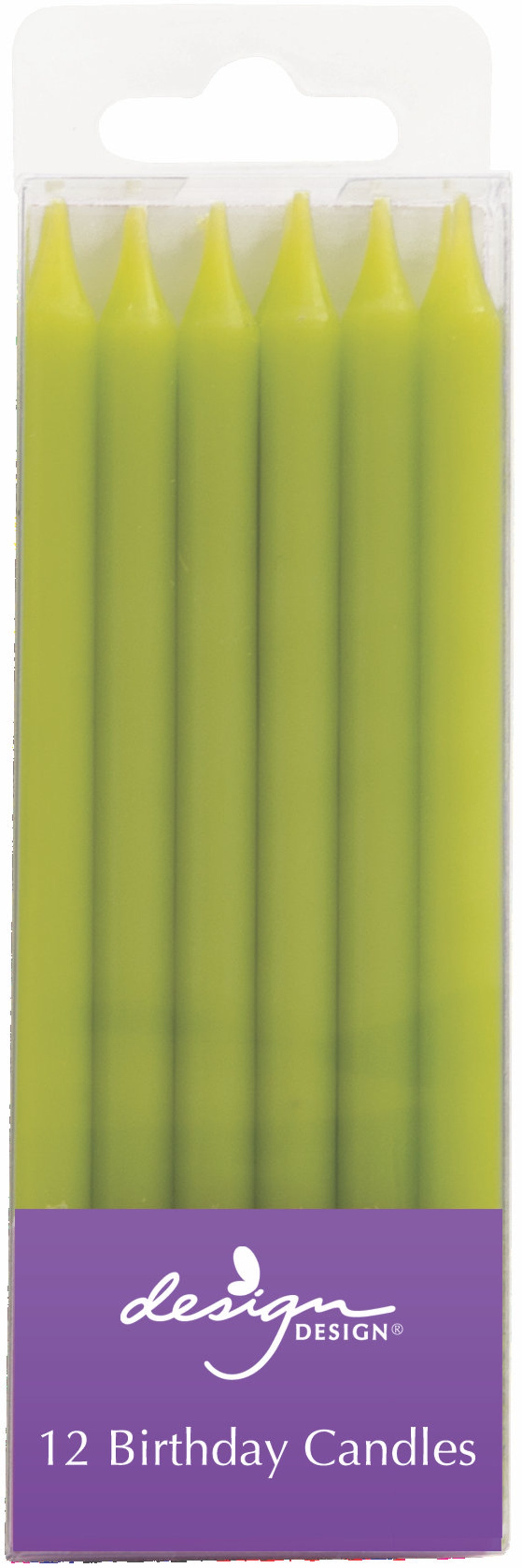 Tall Lime Green Birthday Candles Etsy