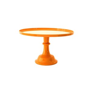 Orange Melamine Pedestal Cake Stand