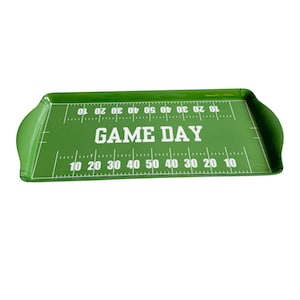 Football GameDay Melamine Tray for Appetizers & Tailgate Parties