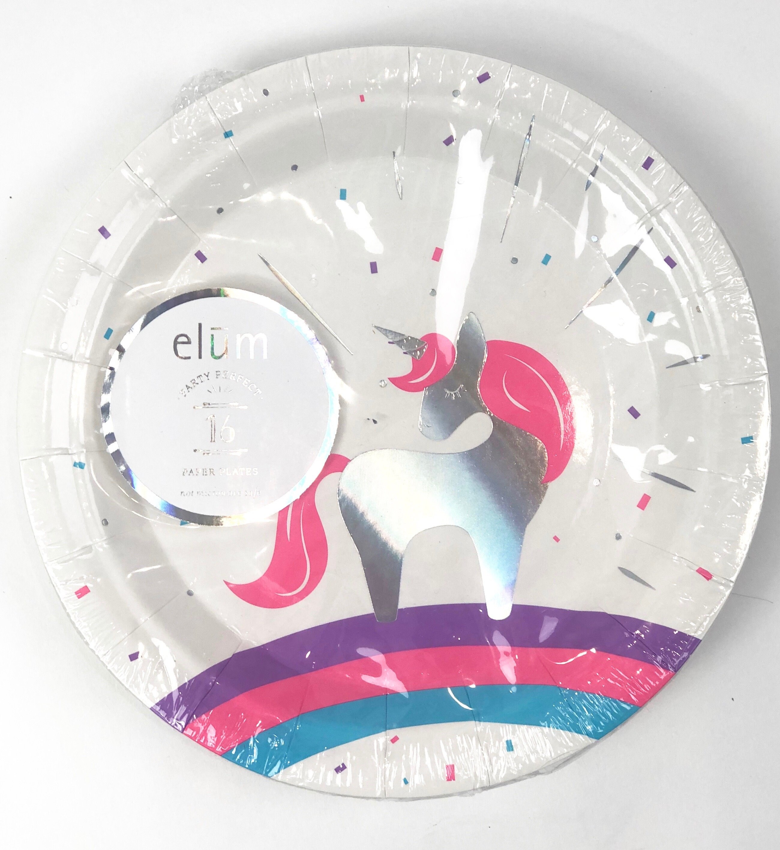 Magical Unicorn Dessert Plates Magical Unicorn Unicorn Party Decor Rainbow Unicorn Decor Girl Birthday Decor