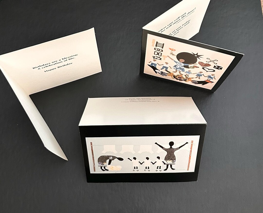 Set of Four Note Cards - Etsy