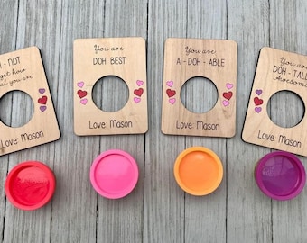 Play-Doh Class Valentines, Valentine Favors, Class gifts, Class Valentines Toddler, Valentine Tags, Kids Valentines, Valentine Cards Class
